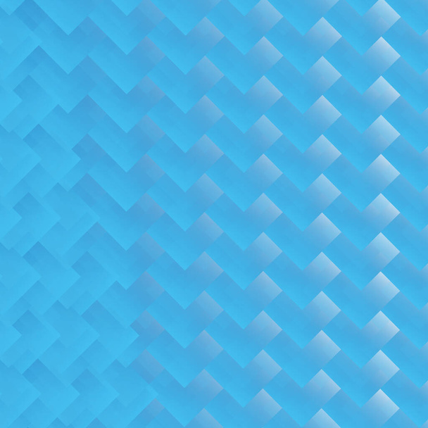 Abstract blue geometric pattern of squares with gradients. - Вектор,изображение