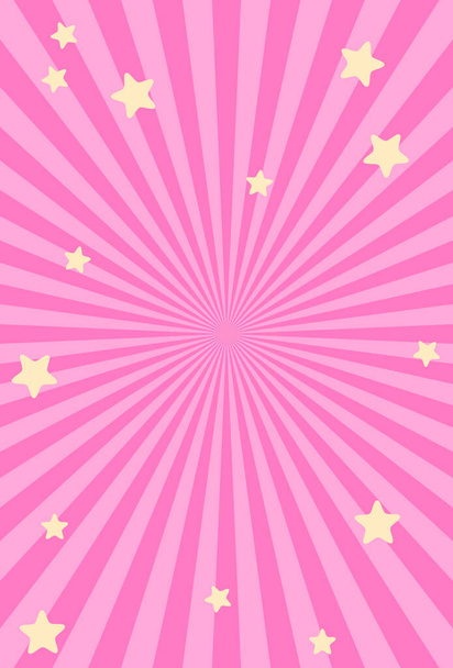 Abstract pink background vector illustration. Abstract pink background. Decoration banner themed Lol surprise doll girlish style. Invitation card template - Vektör, Görsel