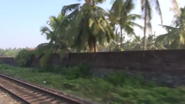 indické železnice cestovní pozadí, Jižní Indie - Záběry, video