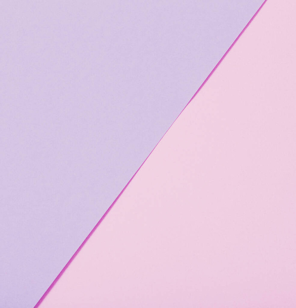 background of pink and violet pastel sheets of paper - Foto, imagen