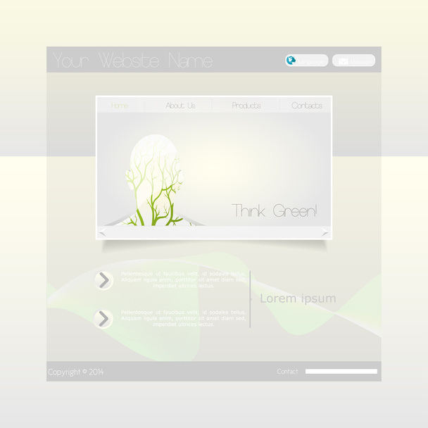 eco Business  Template - Vector, Image