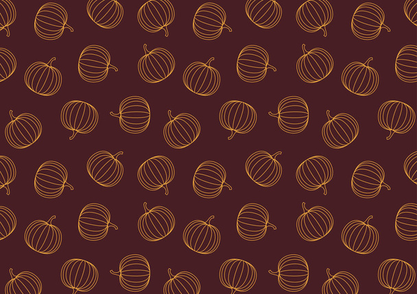 Pumpkin pattern wallpaper. Pumpkin symbol vector. Pumpkin icon. - Vektor, kép