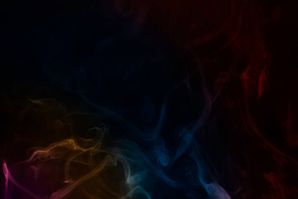 Rainbow abstrakti rakenne Smoke tausta. - Valokuva, kuva