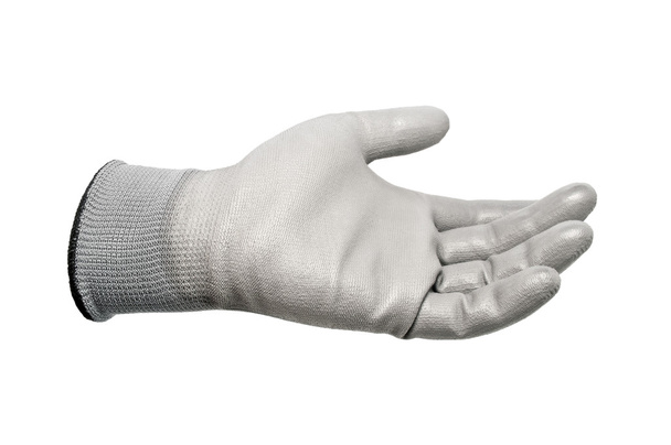 γκρι εργασία γάντια απομονωθεί - Φωτογραφία, εικόνα