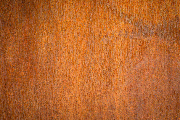 Decorative rusty metal surface. Industrial, corrosion and age design - Fotoğraf, Görsel