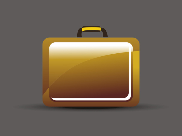 background with isolated briefcase - Vettoriali, immagini
