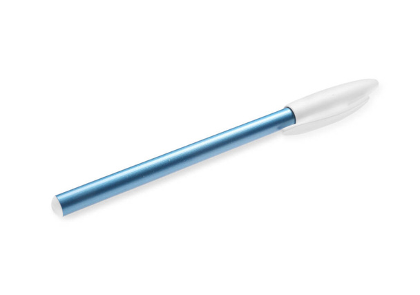 Moderní kuličkové pero na bílém pozadí - Fotografie, Obrázek
