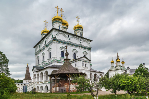Assumption Cathedral and Epiphany Church in Joseph-Volokolamsk Monastery, Russia - Photo, Image