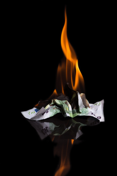 burning money - Photo, Image