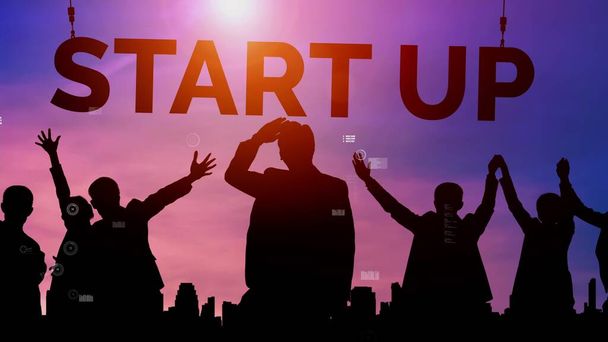 Start Up Business of Creative People koncepcionális - Fotó, kép