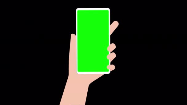 Ілюстраційне відео руки, яка торкається і натискає смартфон
  - Кадри, відео