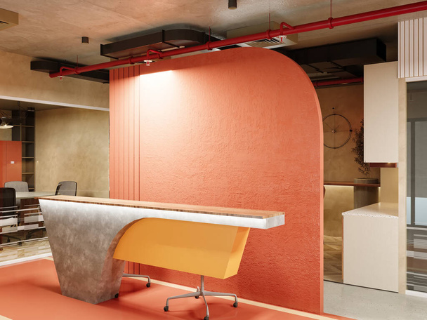 3d render of modern working office - Fotografie, Obrázek