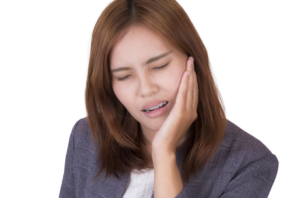 У жінки болить зуб
 - Фото, зображення