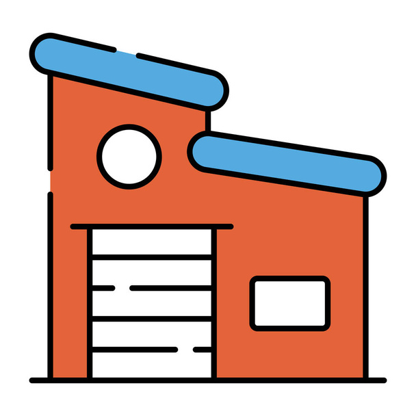 Un icono de diseño perfecto de almacén - Vector, imagen
