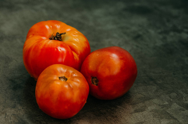 Tomatoes Food Harvest Agriculture Ripe Gardening Organic Vitamin Cooking - Φωτογραφία, εικόνα