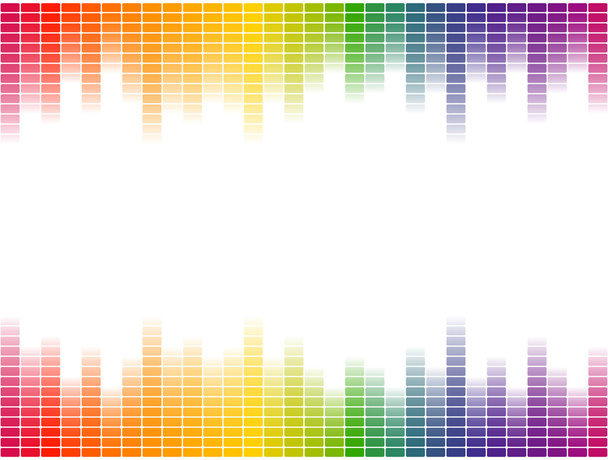 цифровий еквалайзера тло барвисті - нескінченно - Vektör, Görsel
