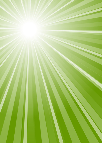 Stripes background with green center - Vector, Image