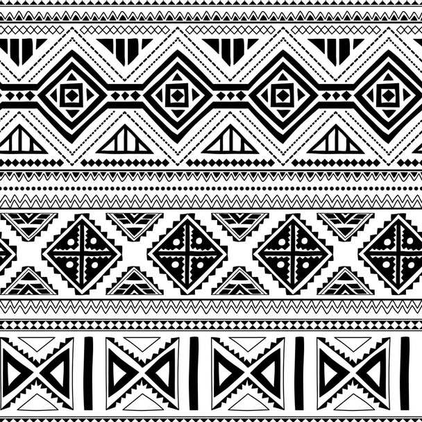 Ethnic ornamental textile seamless pattern - Vector, Image