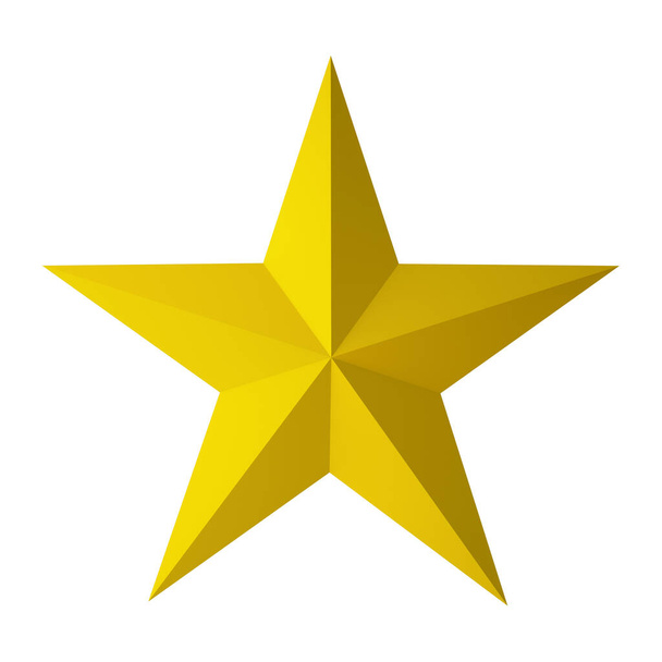 Ouro, estrelas douradas sinal símbolo no fundo branco. ilustração. Ranking feedback revisão de serviço de qualidade. A melhor escolha favorita. - Foto, Imagem