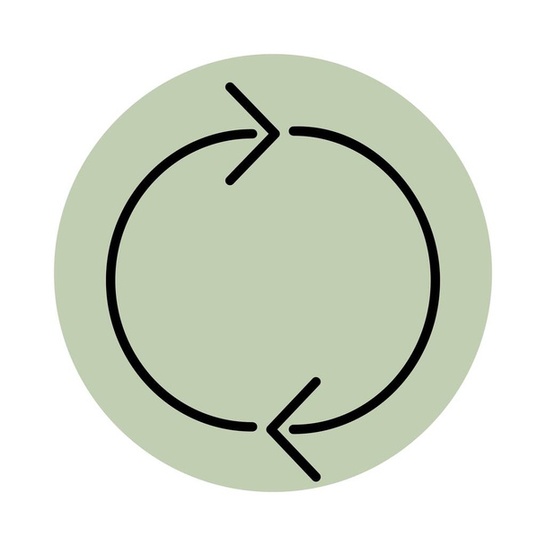  Цикл Векторна лінія заповнена іконка Демонстрація
 - Вектор, зображення