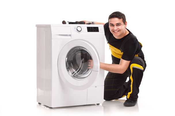 wasmachine reparateur - Foto, afbeelding