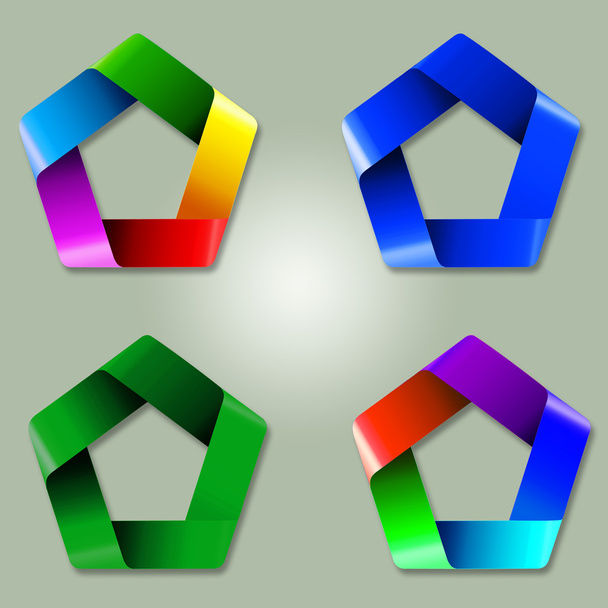 barevné logo design - Vektor, obrázek