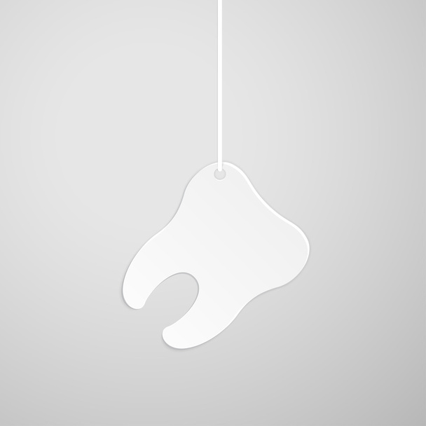 Tooth on a string - Vector, Image
