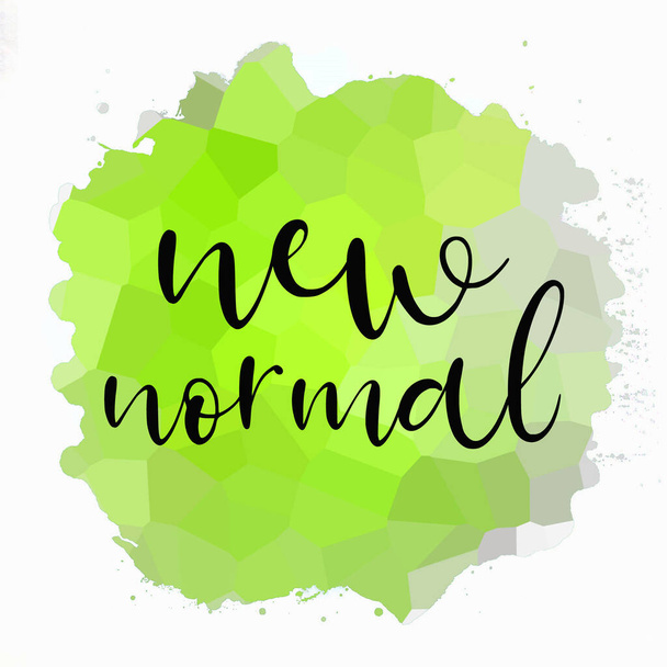 New normal text on colorful abstract background  - Photo, Image