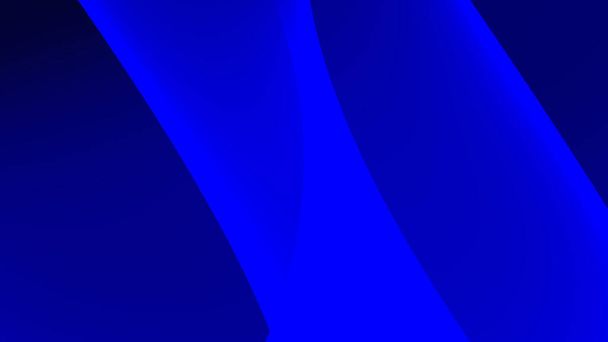 Abstrakti tausta 4k sininen valo tummat aallot ja linjat - Valokuva, kuva