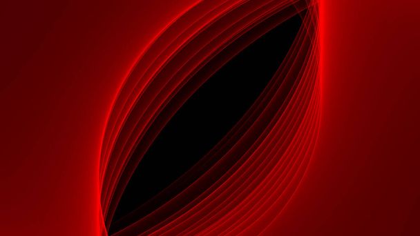 Tausta abstrakti 8K punainen musta aalto linjat käyrät kaltevuus - Valokuva, kuva