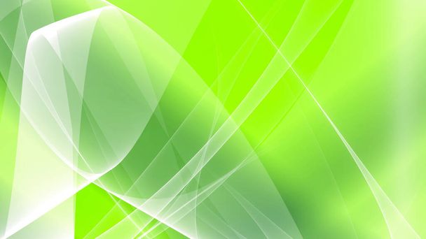 Achtergrond abstract 8K groen licht groen wit donkergroene golven lijnen krommen verloop - Foto, afbeelding