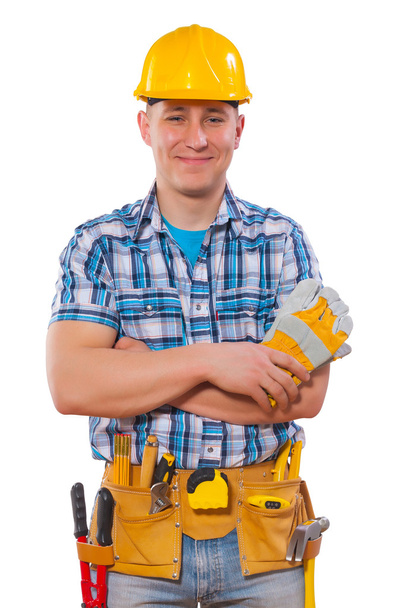 Worker with crossed arms - Foto, Bild