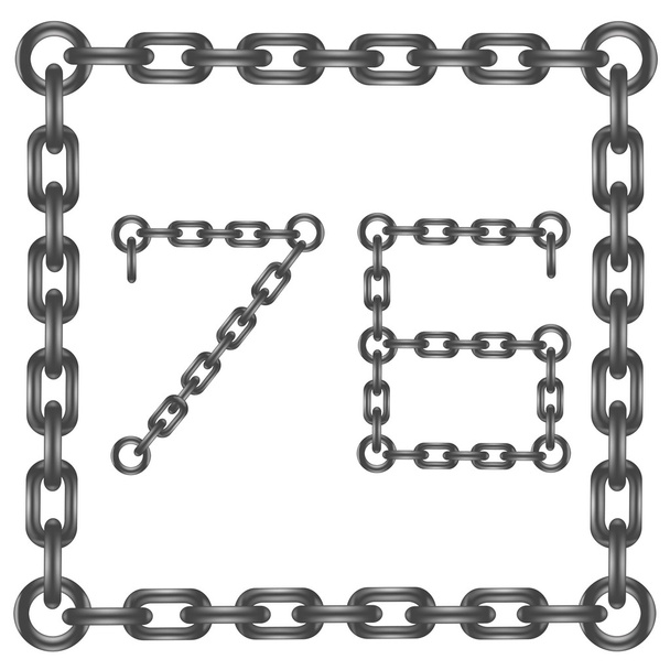 řetězec čísla - Vektor, obrázek