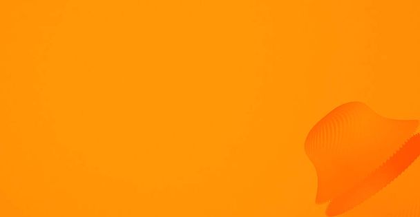 Αφηρημένο πορτοκαλί 3d φόντο. πορτοκαλί φιγούρα. Μοντέρνο μοντέρνο banner ή αφίσα σχέδιο 3D εικόνα, αντίγραφο χώρου. - Φωτογραφία, εικόνα