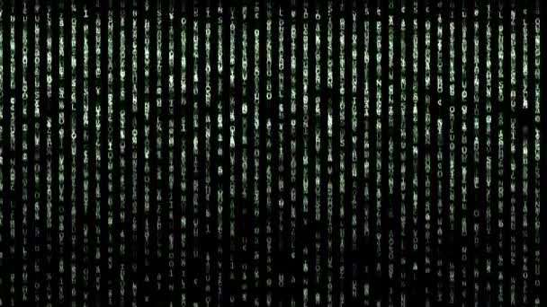 Matrix stile code background 4k - Filmagem, Vídeo