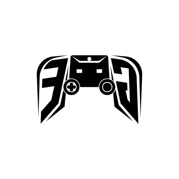 EG Początkowe logo gier ESport. Format wektora stylu konsoli do gier - Wektor, obraz