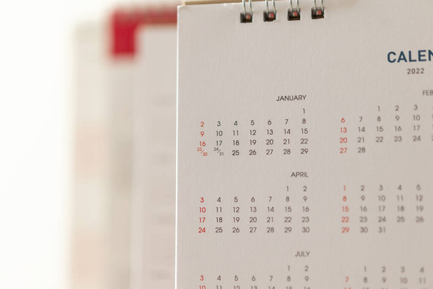 Zavřít kalendář data stránky a měsíc pozadí obchodní plánování schůzka koncepce - Fotografie, Obrázek