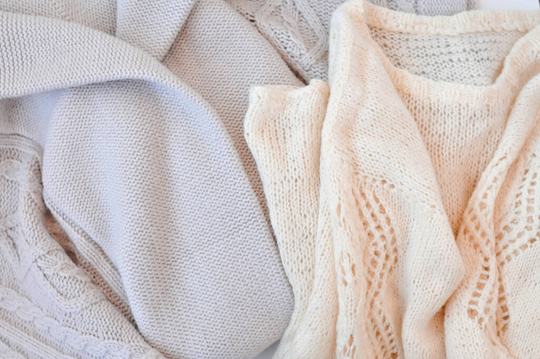 maglia calda confortevole e accogliente maglione autunno vestiti  - Foto, immagini