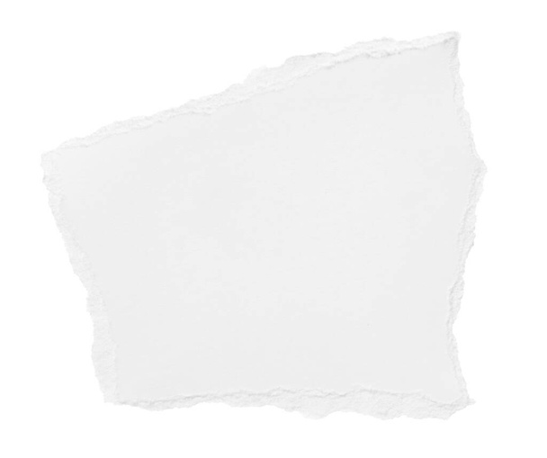 bílý papír roztrhaná zpráva - Fotografie, Obrázek