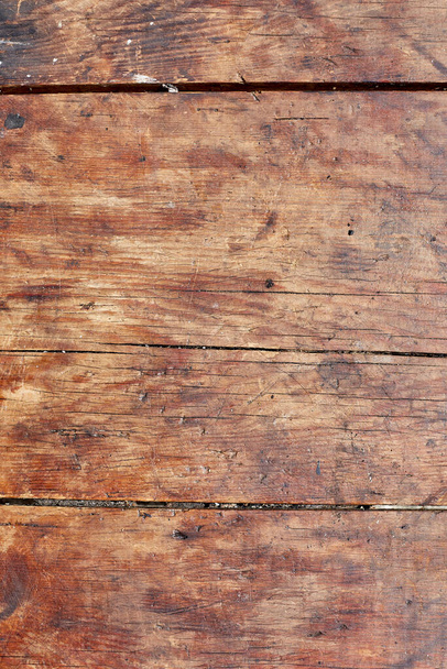 Dirty wood plank background. Wood texture. Front view with copy space. - Photo, Image