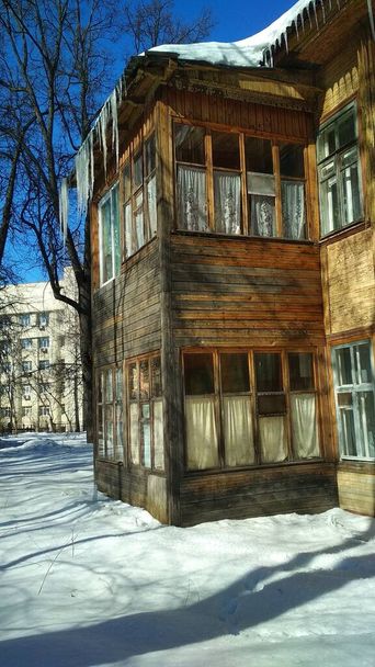 oud historisch gebouw in Nizjni Novgorod - Foto, afbeelding