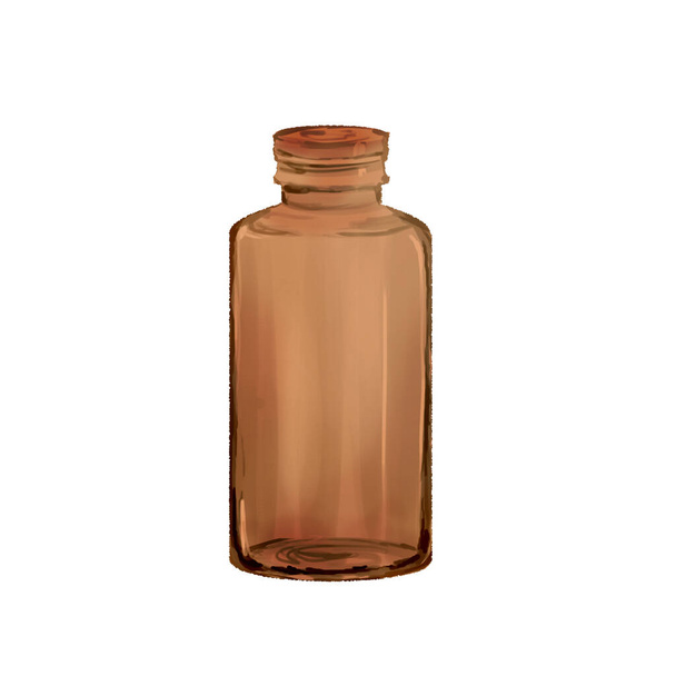 bottle. On a white background. - Vector, afbeelding