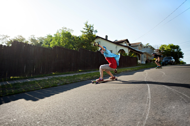 Longboarding Adolescentes
 - Foto, Imagen
