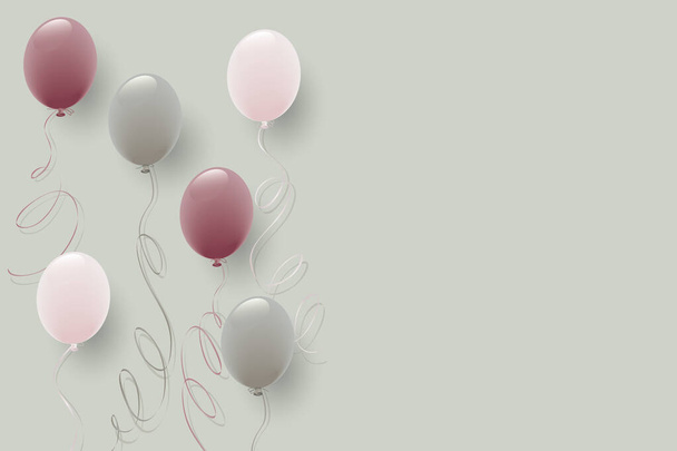 fond de couleur terne illustration ballon - Vecteur, image