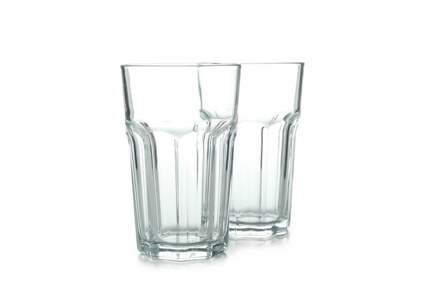 Empty glasses for drinks isolated on white background - Fotografie, Obrázek