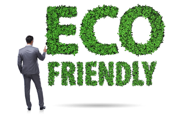 Eco friendly illustration in ecology concept - Photo, Image