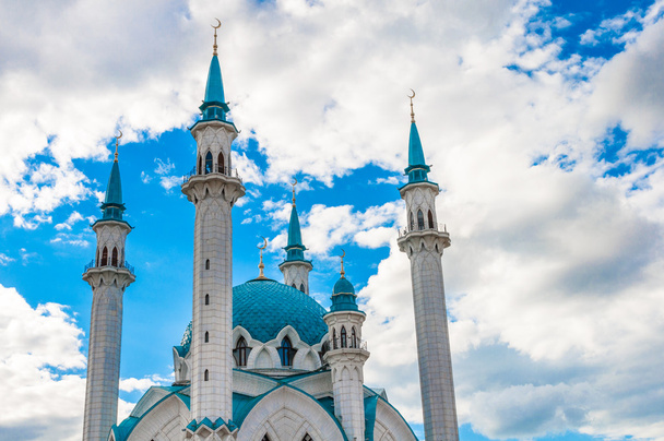 The Kul Sharif Mosque in Kazan Kremlin, Tatarstan, Russia - Фото, изображение