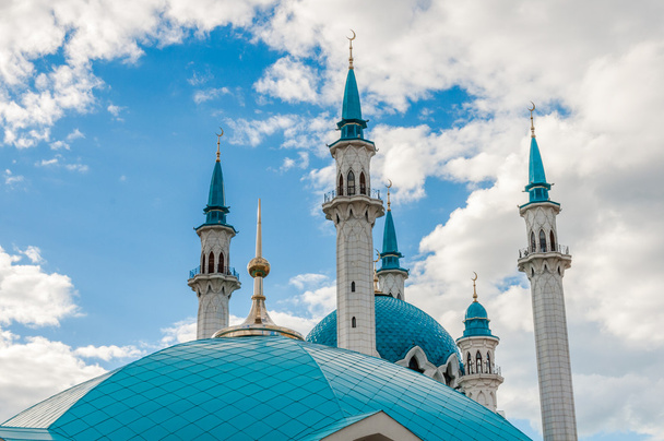The Kul Sharif Mosque in Kazan Kremlin, Tatarstan, Russia - Фото, изображение