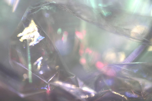 The macro picture of glass in vivid color light. - Foto, Bild