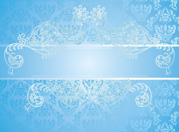 Blauwe achtergrond - Vector, afbeelding